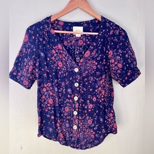 Anthropologie Maeve Hansley Blouse Size 2